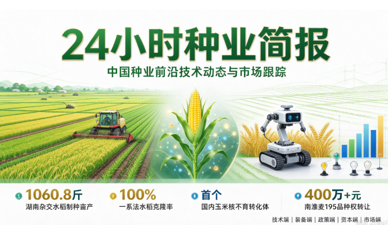 种业行业24小时动态简报｜2026年10月14日